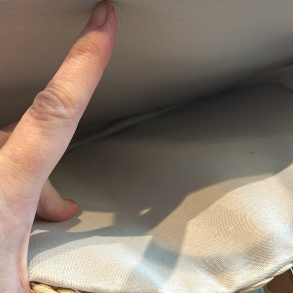 Place & Time Picnic Weather Circular Straw Tote - Picture 4 of 5